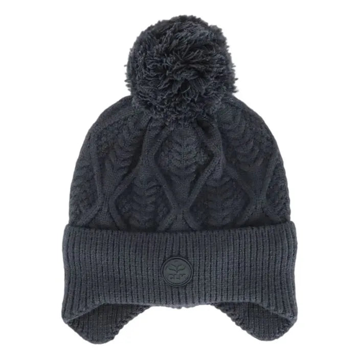 Calikids Soft Touch Knit Windproof Pom Toque
