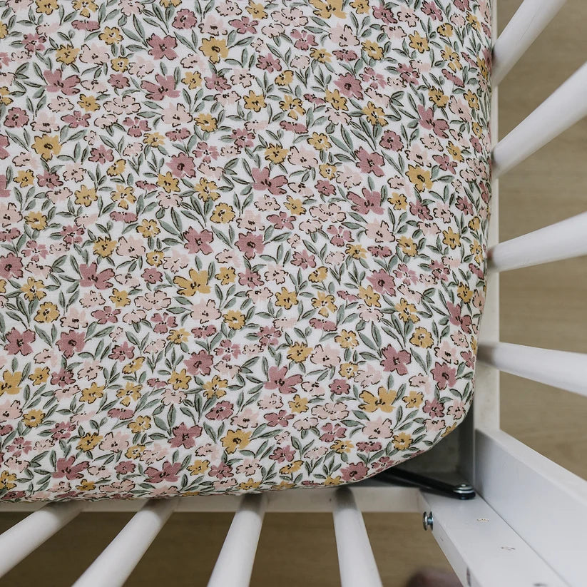 Mebie Baby Muslin Crib Sheet