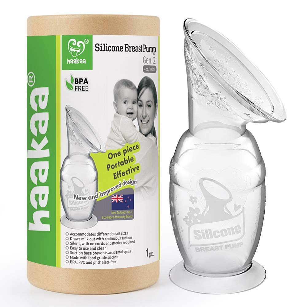 Haakaa Silicone Breast Pump (150ml) - Baby Laurel & Co.