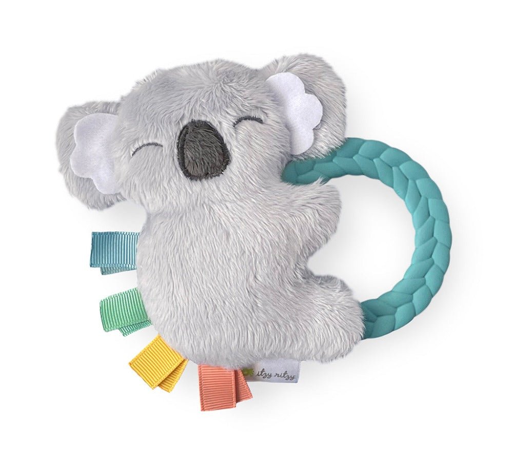 Itzy Ritzy Ritzy Rattle Pal Plush Rattle Pal With Teether - Baby Laurel & Co.