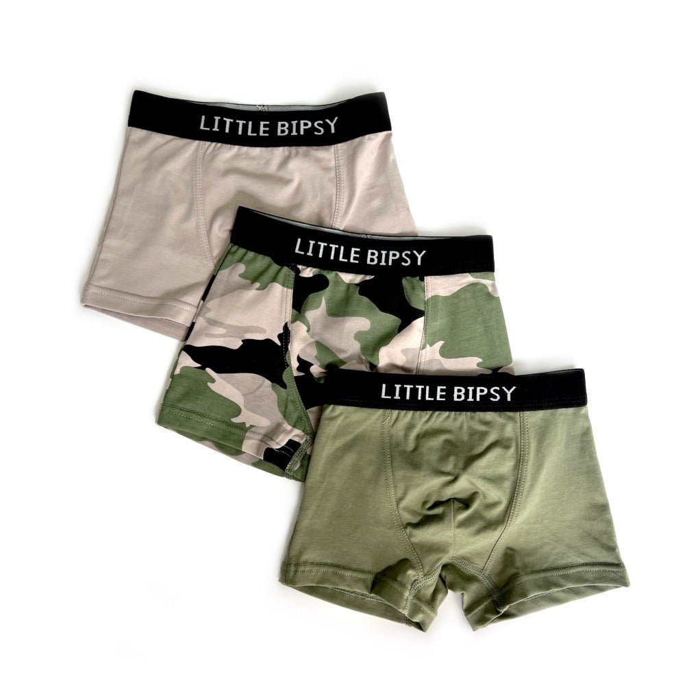 Little Bipsy Boxer Brief 3-Pack - Core Collection - Baby Laurel & Co.