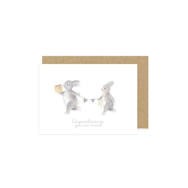 Little Roglets Congratulations On Your New Arrival Card - Baby Laurel & Co.
