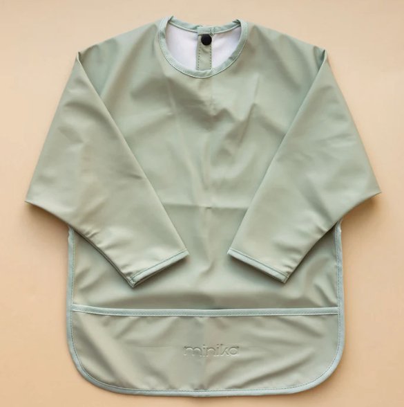 Minika Long Sleeve Bib - Baby Laurel & Co.