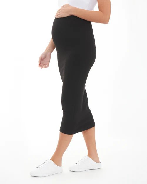 Ripe Maternity Ribbed Knit Pencil Skirt - Baby Laurel & Co.