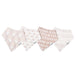 Copper Pearl Bandana Bib 4-Pack Set