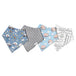Copper Pearl Bandana Bib 4-Pack Set