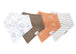 Copper Pearl Bandana Bib 4-Pack Set