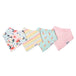 Copper Pearl Bandana Bib 4-Pack Set