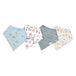 Copper Pearl Bandana Bib 4-Pack Set