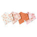 Copper Pearl Bandana Bib 4-Pack Set