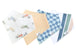 Copper Pearl Bandana Bib 4-Pack Set