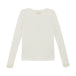 Creamie Ribbed Tencel Long Sleeve Tee