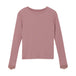 Creamie Ribbed Tencel Long Sleeve Tee