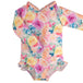 Current Tyed Ruffle Rashguard Swimsuit
