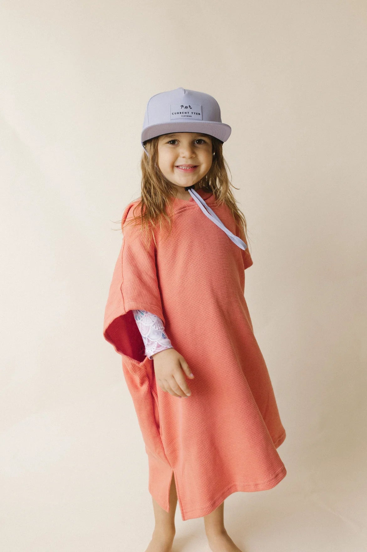 Current Tyed Waffle Beach Poncho