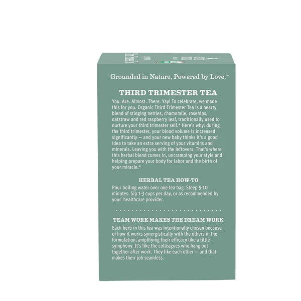 Earth Mama Organic Third Trimester Tea - Baby Laurel & Co. 
