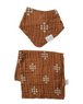 Mebie Baby Muslin Burp Cloth + Bib Set