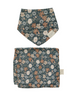 Mebie Baby Muslin Burp Cloth + Bib Set