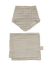 Mebie Baby Muslin Burp Cloth + Bib Set