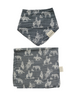 Mebie Baby Muslin Burp Cloth + Bib Set