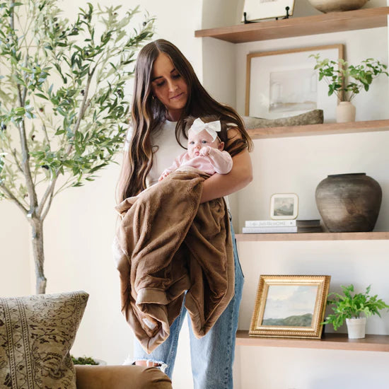 Saranoni Lush Receiving Blanket - Baby Laurel & Co. 