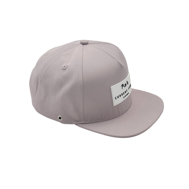 Current Tyed Made for Shae'd Waterproof Snapback Hats (White Patch) Lilac / 4Y+