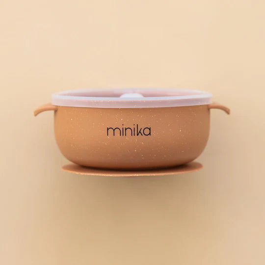 Minika Silicone Bowls with Lids - Baby Laurel & Co. 