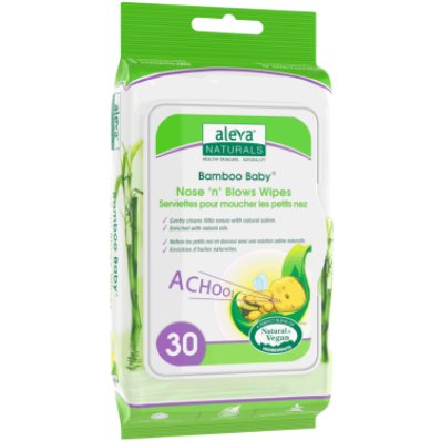 Aleva Naturals Bamboo Baby Nose 'n' Blows Wipes - Baby Laurel & Co.
