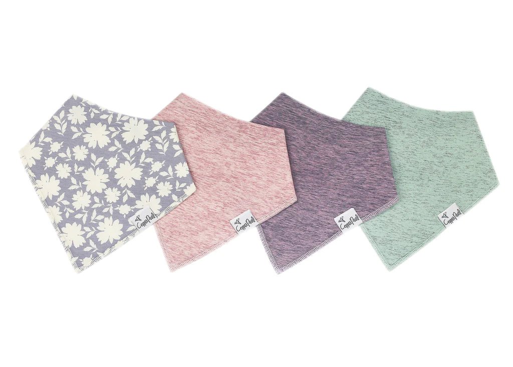 Copper Pearl Bib Set - Baby Laurel & Co.