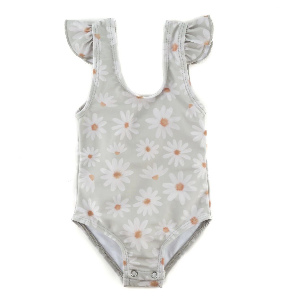 Current Tyed Ruffle Shoulder One Piece - Baby Laurel & Co.
