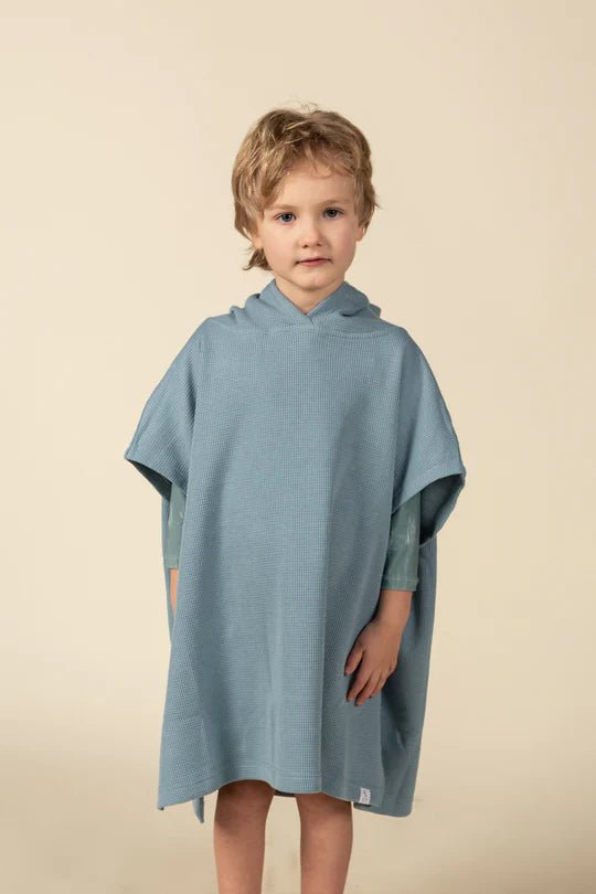 Current Tyed Waffle Beach Poncho - Baby Laurel & Co.