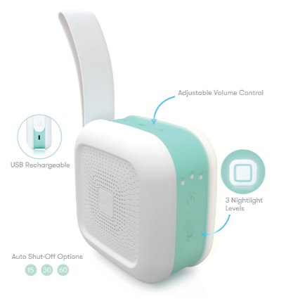 FridaBaby 2-in-1 Portable Sound Machine + Nightlight - Baby Laurel & Co.