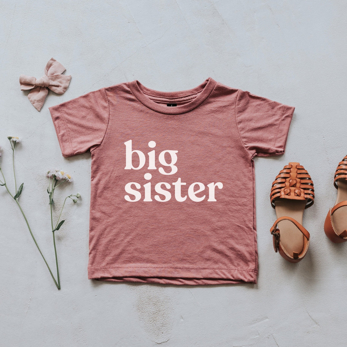 Gladfolk Big Sister Tee - Baby Laurel & Co.