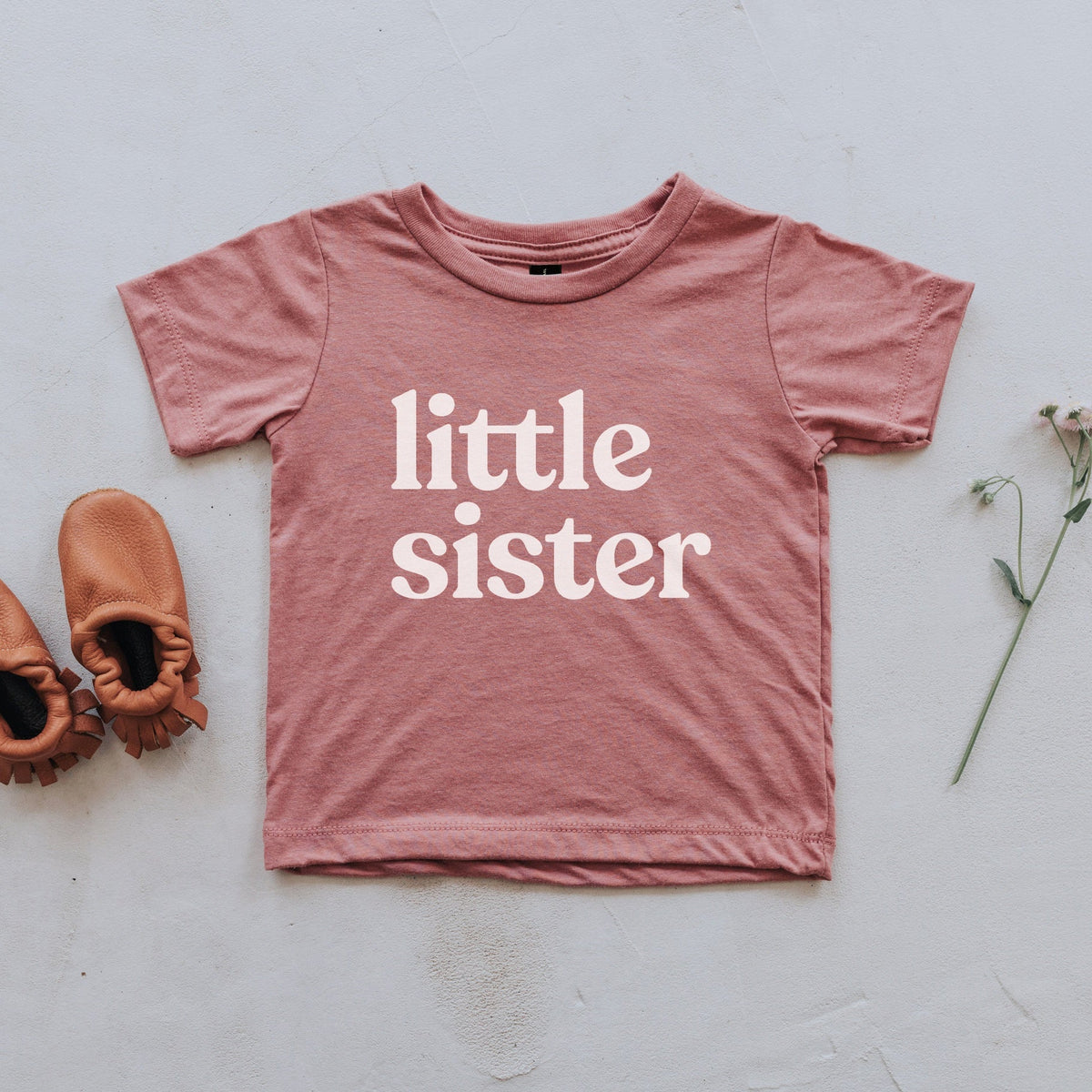 Gladfolk Little Sister Tee - Baby Laurel & Co.