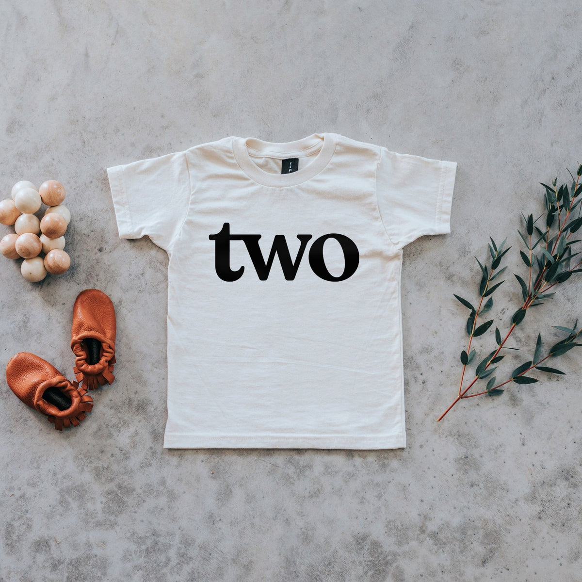 Gladfolk "Two" Organic Cotton Birthday Tee - Baby Laurel & Co.