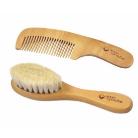 Green Sprouts Baby Brush & Comb Set - Baby Laurel & Co.
