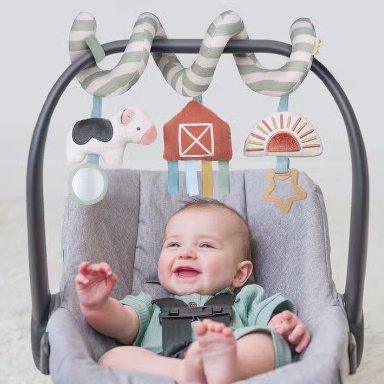 Itzy Ritzy Bitzy Bespoke Spiral Car Seat Activity Toy - Baby Laurel & Co.