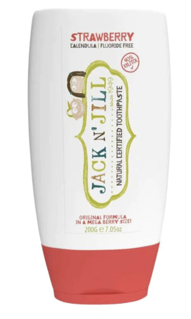 Jack N Jill Strawberry Natural Toothpaste - Baby Laurel & Co.
