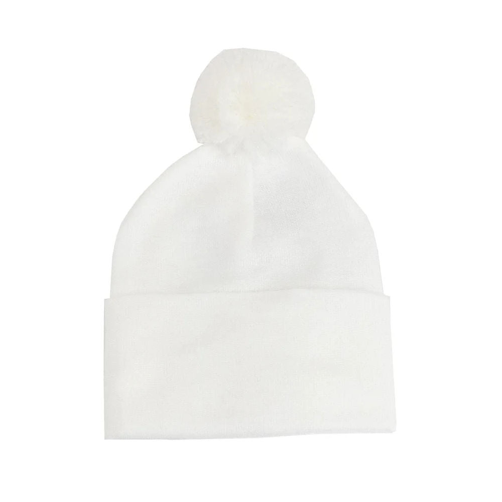 Kidcentral Essentials Newborn Pompom Hat - Baby Laurel & Co.