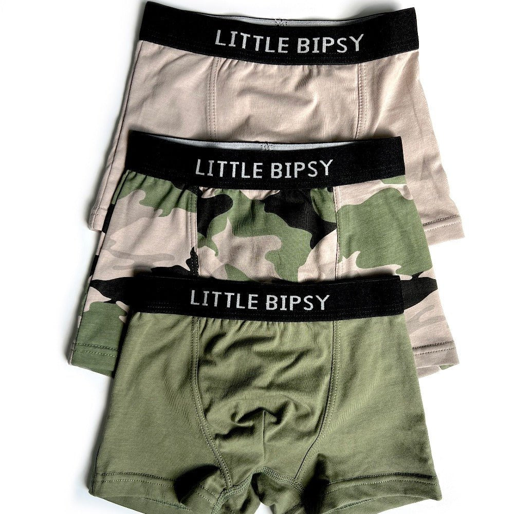 Little Bipsy Boxer Brief 3-Pack - Core Collection - Baby Laurel & Co.