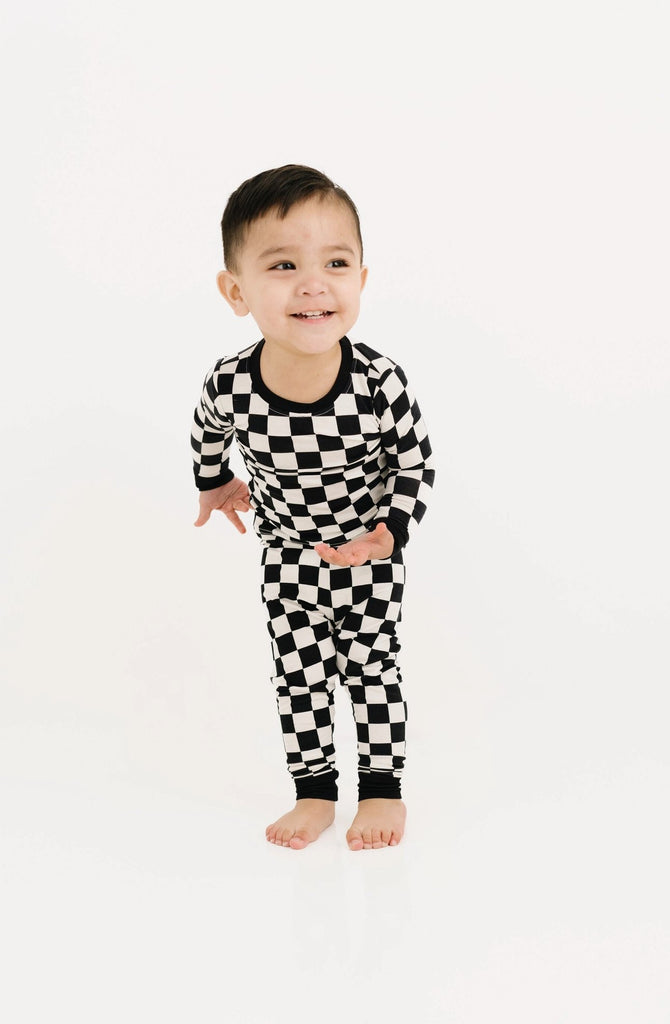 Little One Shop Bamboo Checkered Pant Set - Baby Laurel & Co.