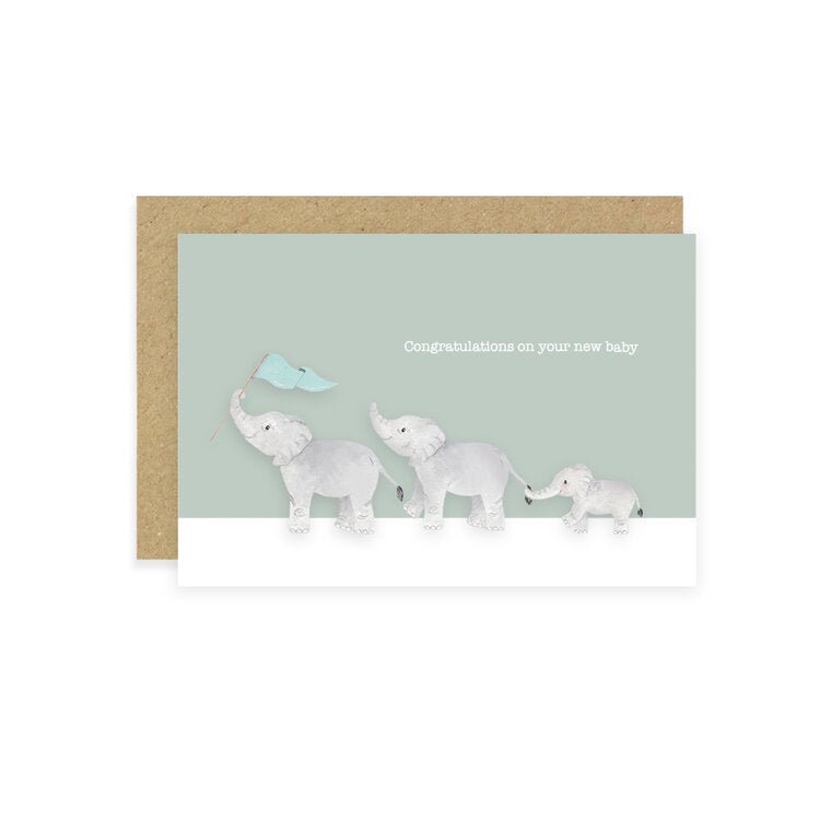 Little Roglets Congratulations On Your New Baby Card - Baby Laurel & Co.