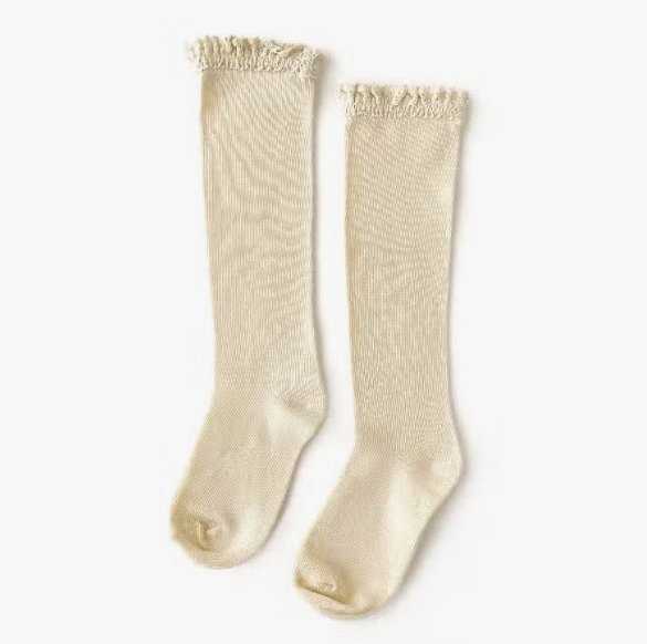 Little Stocking Co Lace Top Knee High Socks - Baby Laurel & Co.