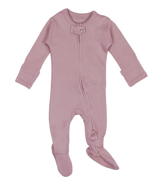 L'ovedbaby Organic Two Way Zipper Footie - Baby Laurel & Co.
