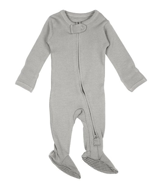 L'ovedbaby Organic Two Way Zipper Footie - Baby Laurel & Co.