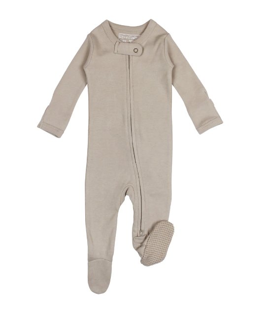 L'ovedbaby Organic Two Way Zipper Footie - Baby Laurel & Co.