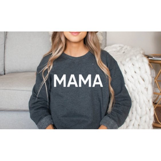 Mama Fleece Crew Neck Sweatshirt - Baby Laurel & Co.