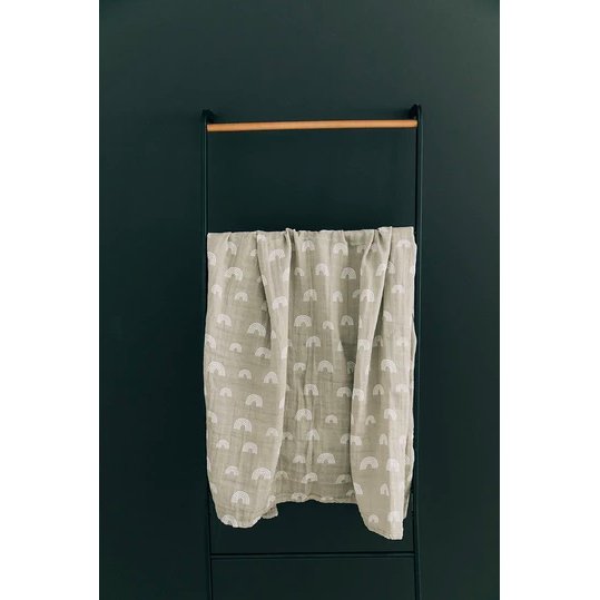 Mebie Baby Muslin Swaddle Blanket - Baby Laurel & Co.