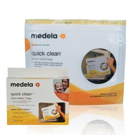 Medela Quick Clean Micro-Steam Bags - Baby Laurel & Co.