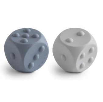 Mushie Dice Press Toy 2-Pack - Baby Laurel & Co.